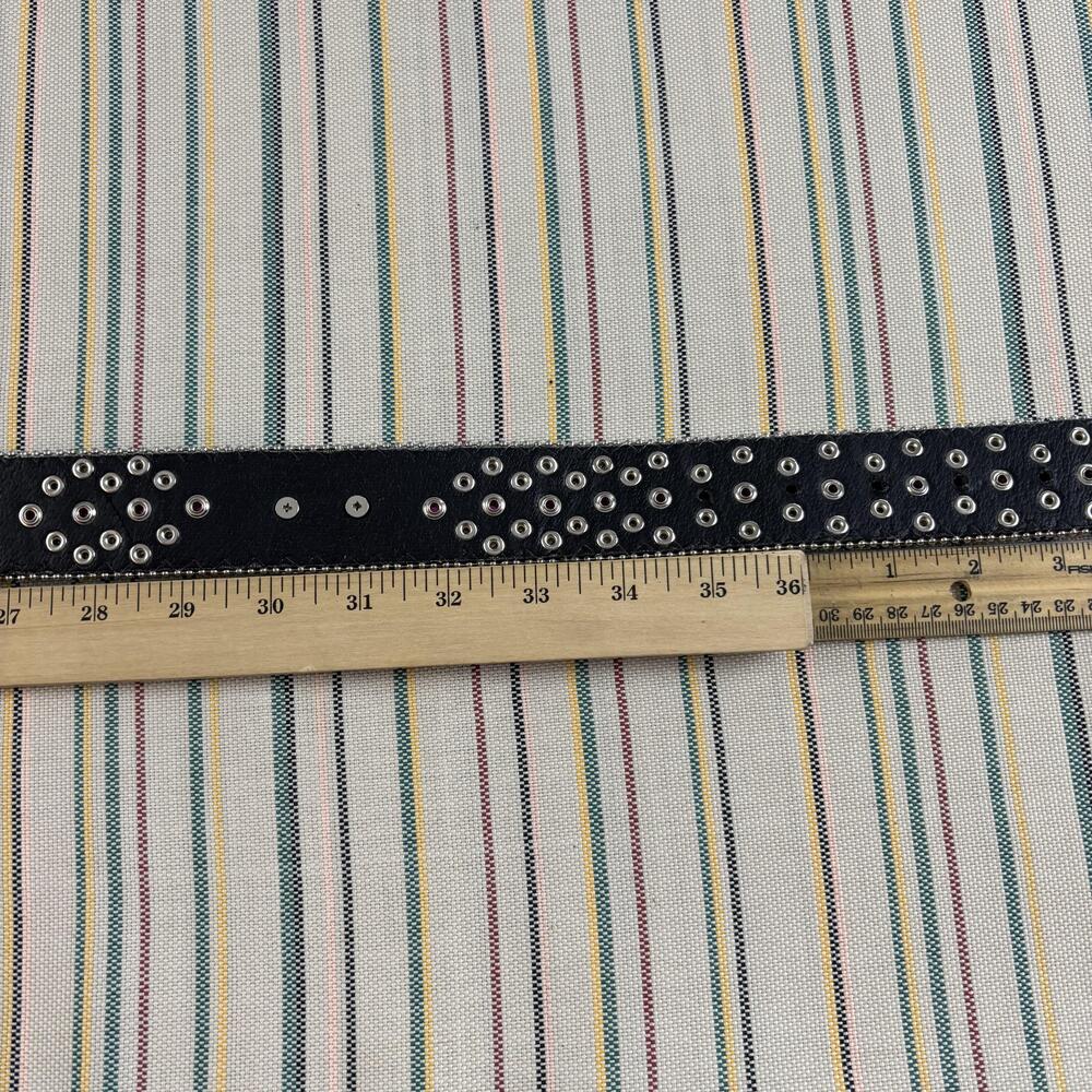 Wholesale By ATLAS Belt Womens Large Black Rhinestone Western Bling Studded - Picture 13 of 16